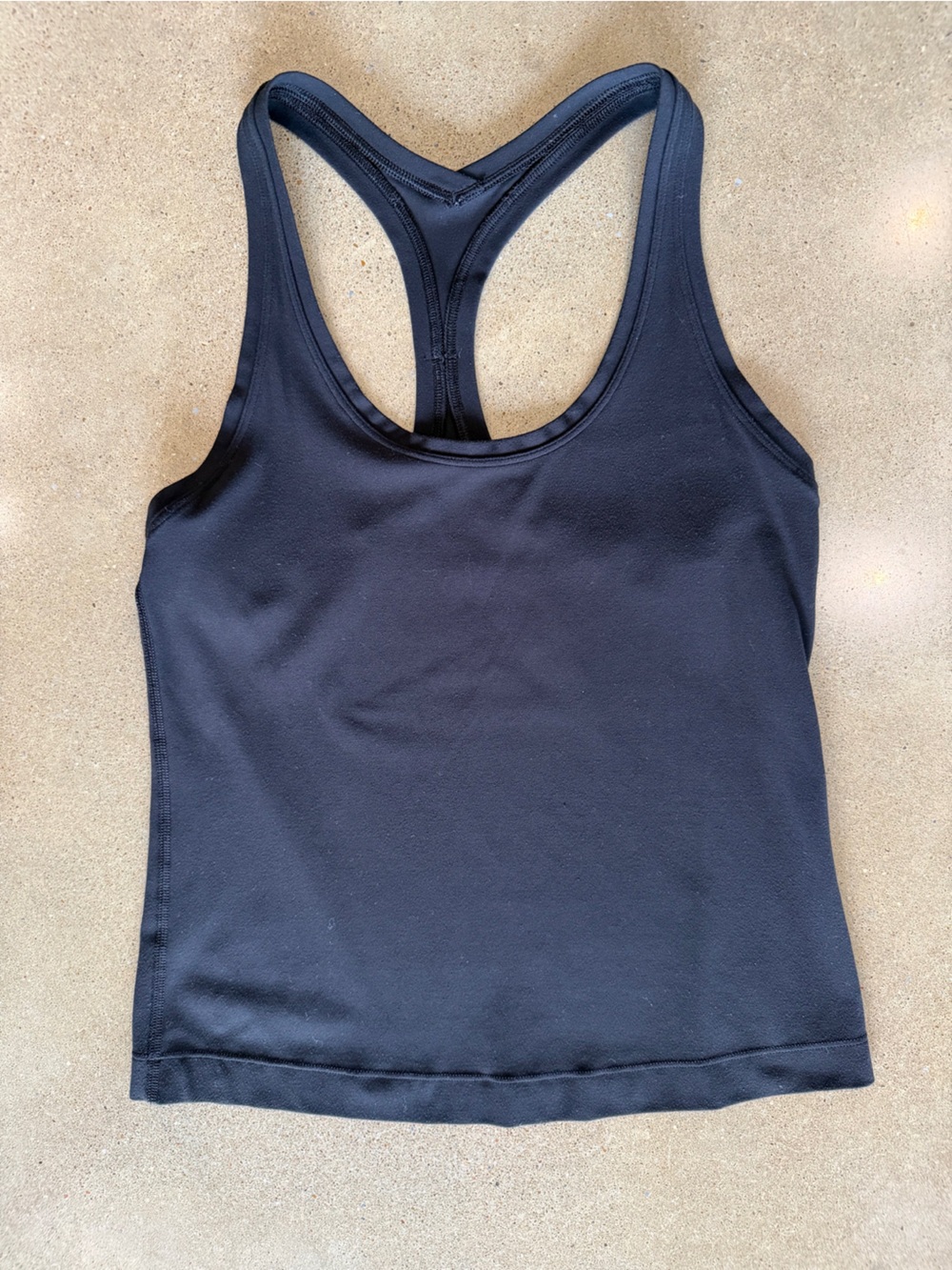 lululemon athletica Black Racerback Performance Tank